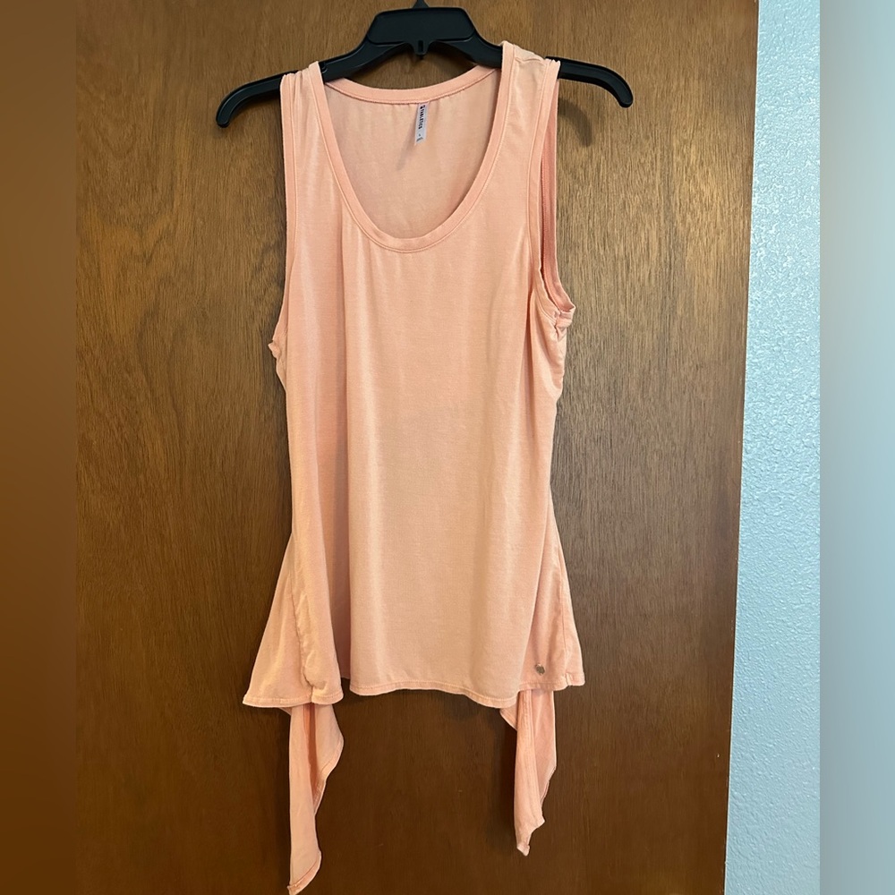 Peach Sleeveless Women's Top